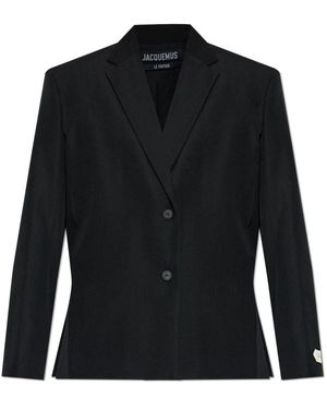 Jacquemus Jassen ,Zwart ,Katoen The Carrée Jacket