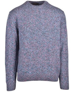 Slowear Rundhals-Pullover - Blau