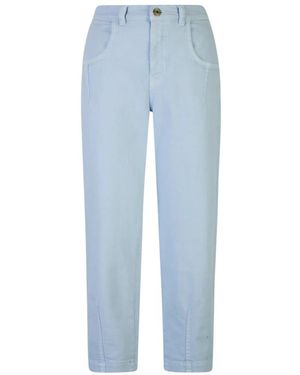 Eleventy Denim Pinces Hose - Blau