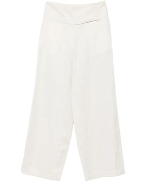 Alysi Wide Pants - White