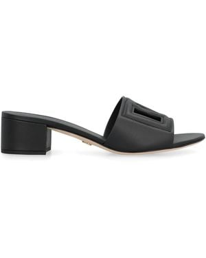 Dolce & Gabbana Heeled Mules - Black