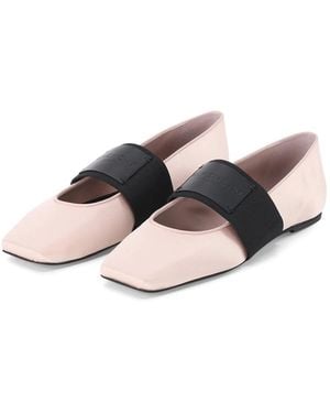 Givenchy Sliced Square Ballerinas - Pink