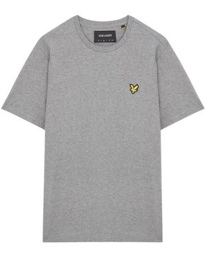 Lyle & Scott Ss T-Shirts Plain T-Shirt - Grijs