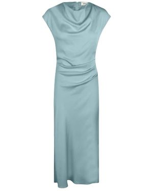 Modström Kleedjes ,Blauw ,Midi Jurken