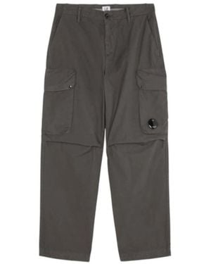 C.P. Company Straight Trousers - Grey