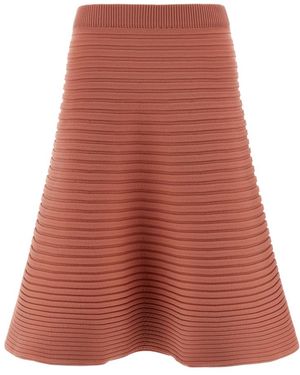 Issey Miyake Midi Skirts - Red