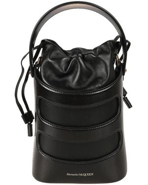 McQueen Bucket Bags - Negro