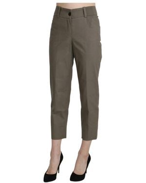 Bencivenga Cropped Trousers - Gris