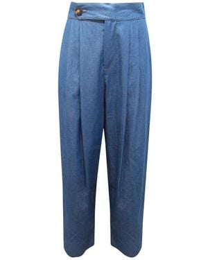 EMMA & GAIA Loose Fit Jeans - Blue