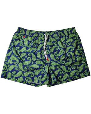 Kiton Ucom2C-K0748F Badehose - Grün