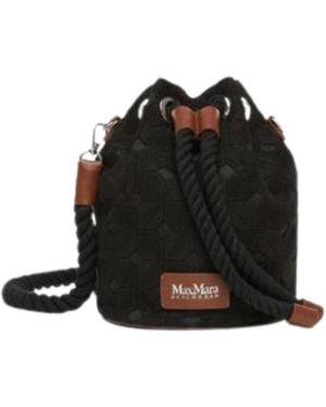 Max Mara Bucket Bag - Schwarz