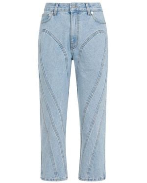 Mugler Straight Jeans - Blue