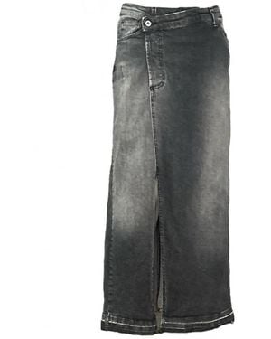 Please Denim Skirts - Gray