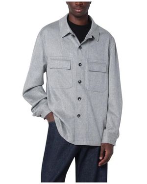 ZEGNA Casual Shirts - Grey