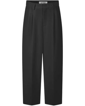 Rossi Cropped Trousers - Black