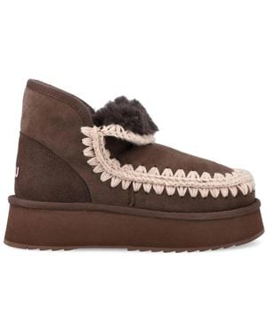 Mou Mini Eskimo Plateau-Stiefel - Braun