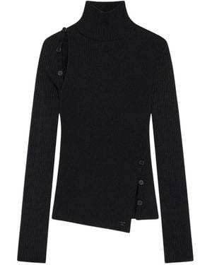Courreges Turtlenecks - Negro