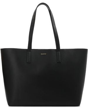 Kazar Leren Minimalistische Schoudertas - Zwart