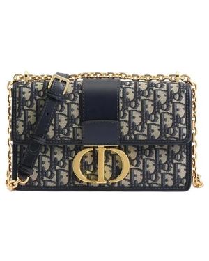 Dior Tassen ,Katoen Borsa Montaigne Con Catena - Grijs