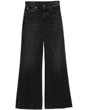 Dondup Amber Wide Jeans - Zwart