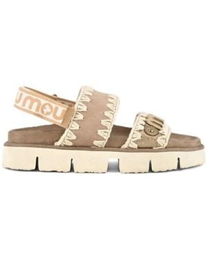 Mou Flat Sandals - White