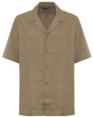 Emporio Armani Short Sleeve Shirts - Neutro
