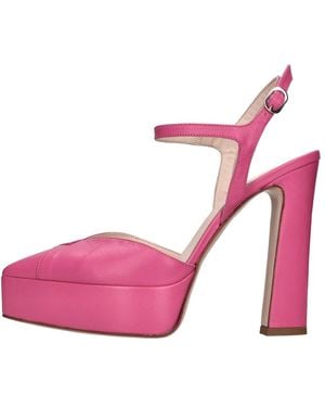 Islow Schoenen ,Roze ,Leer Islo With Heel