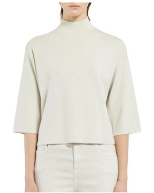 Marella Wollen Shirt Amedeo Stijl - Grijs