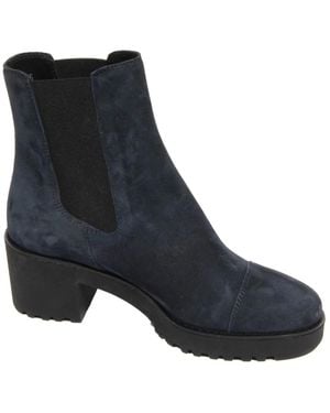 Hogan Heeled Boots - Blue