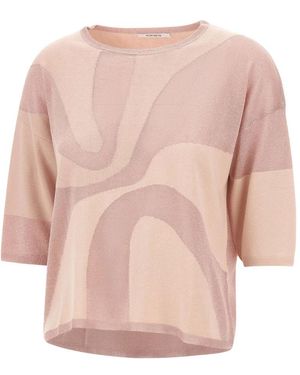 Kangra Round-Neck Knitwear - Rosa