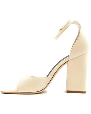 Paris Texas High Heel Sandals - Natural