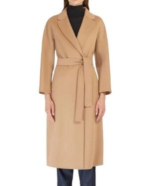 Max Mara Jassen ,Wol Esturia Jas - Naturel