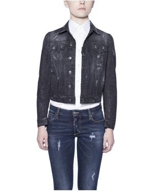 DSquared² Jackets with studs - Blau