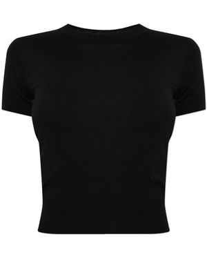 DSquared² Wol Trui Met Geborduurd Logo - Zwart