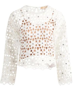 Michael Kors Long Sleeve Tops - Blanco