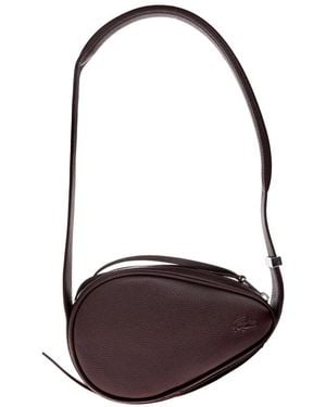Lacoste Tassen ,Bruin ,Leer Racket Xs Tas