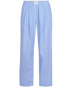 Ottod'Ame Straight Trousers - Blue