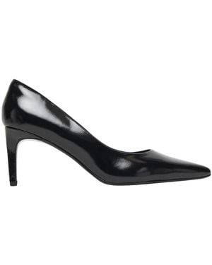 Calvin Klein Stiletto 70 Shiny Lth - Zwart