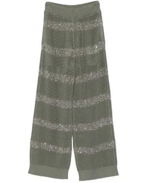 Brunello Cucinelli Wide Trousers - Green