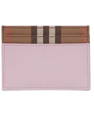 Burberry Leder-Kartenetui - Pink