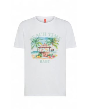 Sun 68 T-Shirts - White