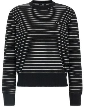 A.P.C. Round-Neck Knitwear - Negro
