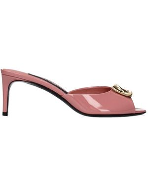 Dolce & Gabbana Heeled Mules - Rosa
