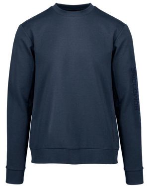 Bomboogie Sweatshirt Met Ronde Hals En Mouwprint - Blauw