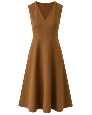 Max Mara Kleedjes ,Bruin ,Midi Jurken