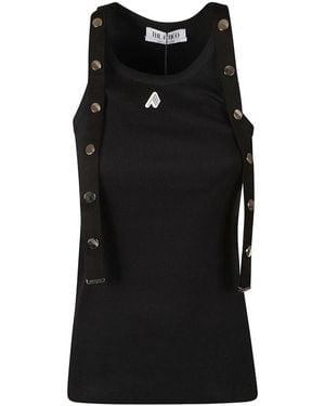 The Attico Sleeveless Tops - Black