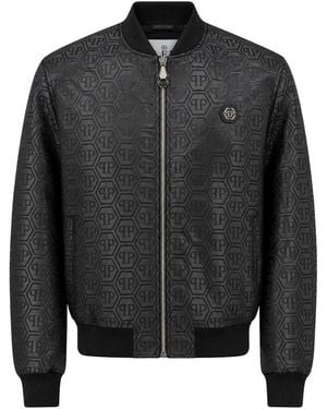 Philipp Plein Bomber Jackets - Nero