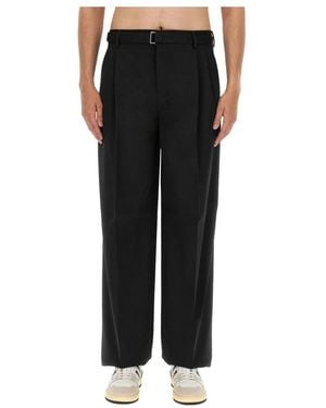 Lanvin Wide Trousers - Black