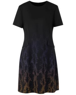 Marc Cain Kleid Mit Schlangenprint - Schwarz