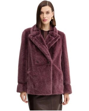 Twinset Faux Fur & Shearling Jackets - Rojo